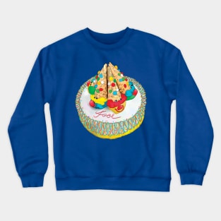 Fool Clown Cake - Softcore Crewneck Sweatshirt